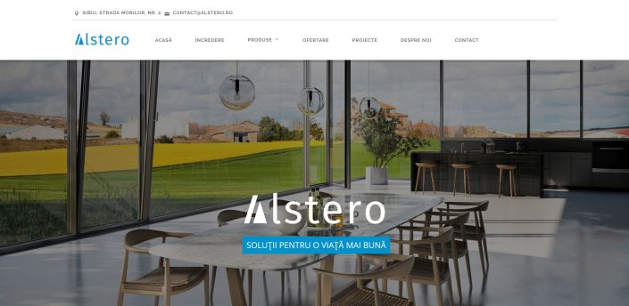 Alstero design website