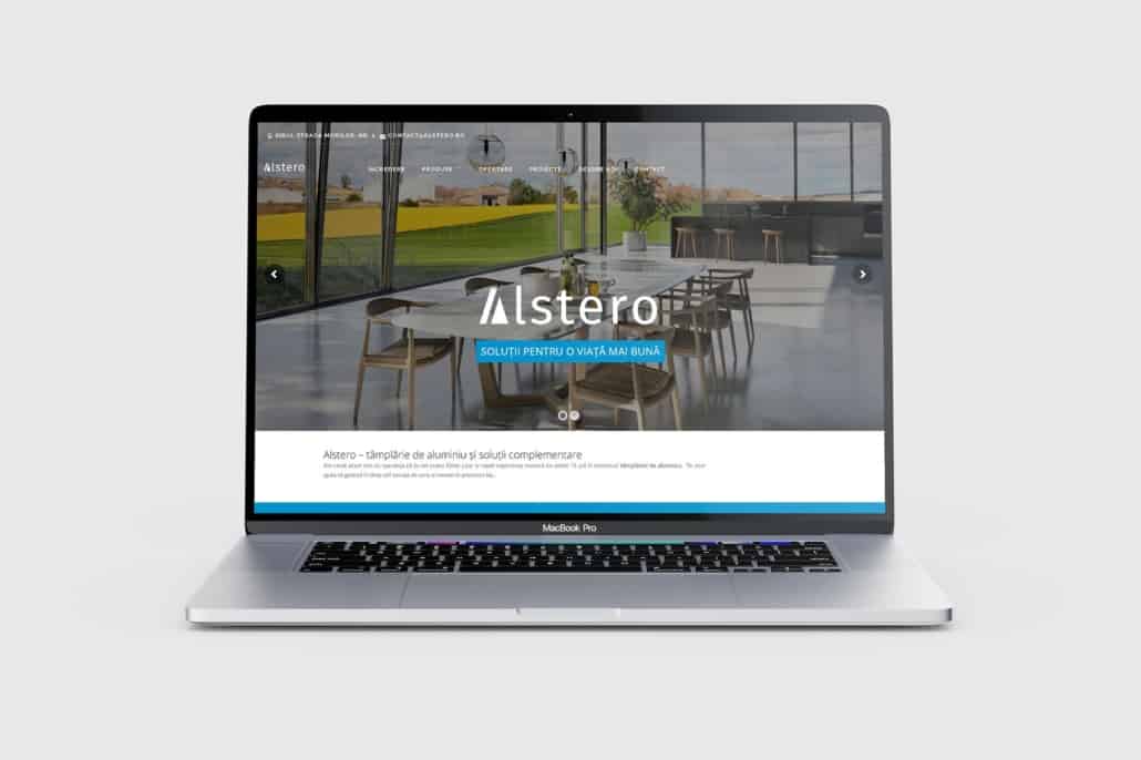Alstero strategie de brand identitate vizuala website logo design web design