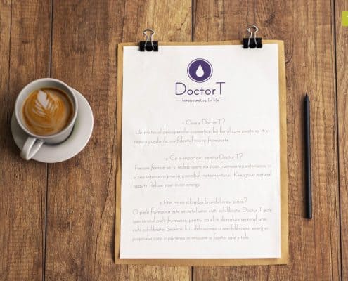 Doctor T visual identity logo colors fonts homeocosmetics 22