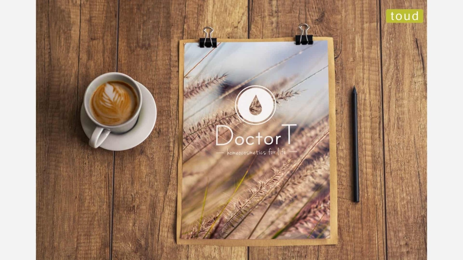 Doctor T visual identity logo colors fonts homeocosmetics 9