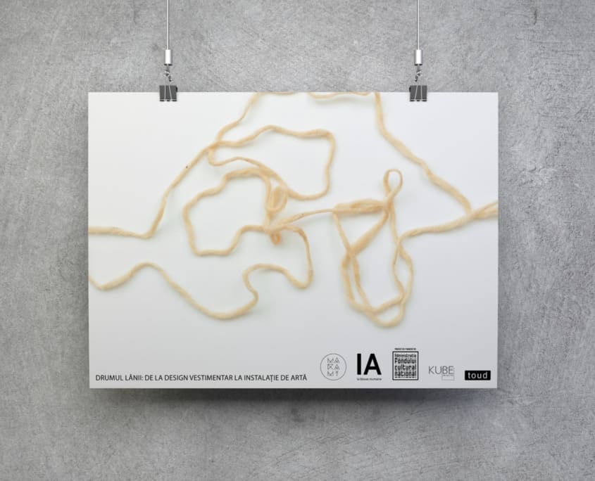 MaRaMi The road of wool from lookbook to presentation poster brand branding event poster