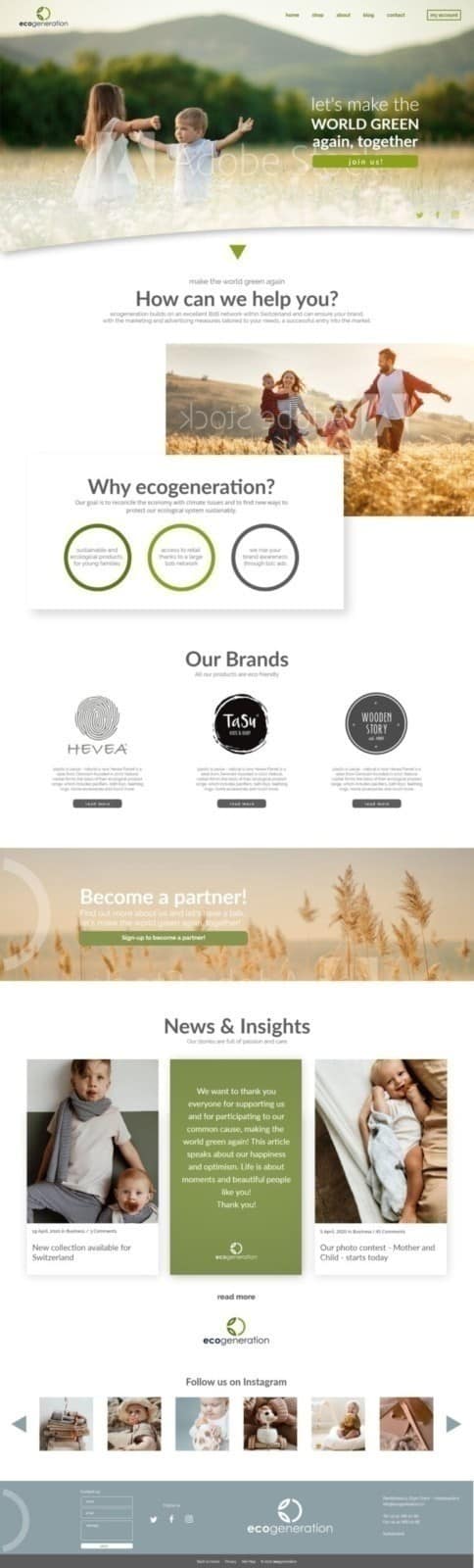 UI for a platform which is selling sustainable and ecological products for children throughout Switzerland UI for a platform which is selling sustainable and ecological products for children throughout Switzerland
