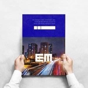 EM, Electromontaj - branding, visual identity, website redesign