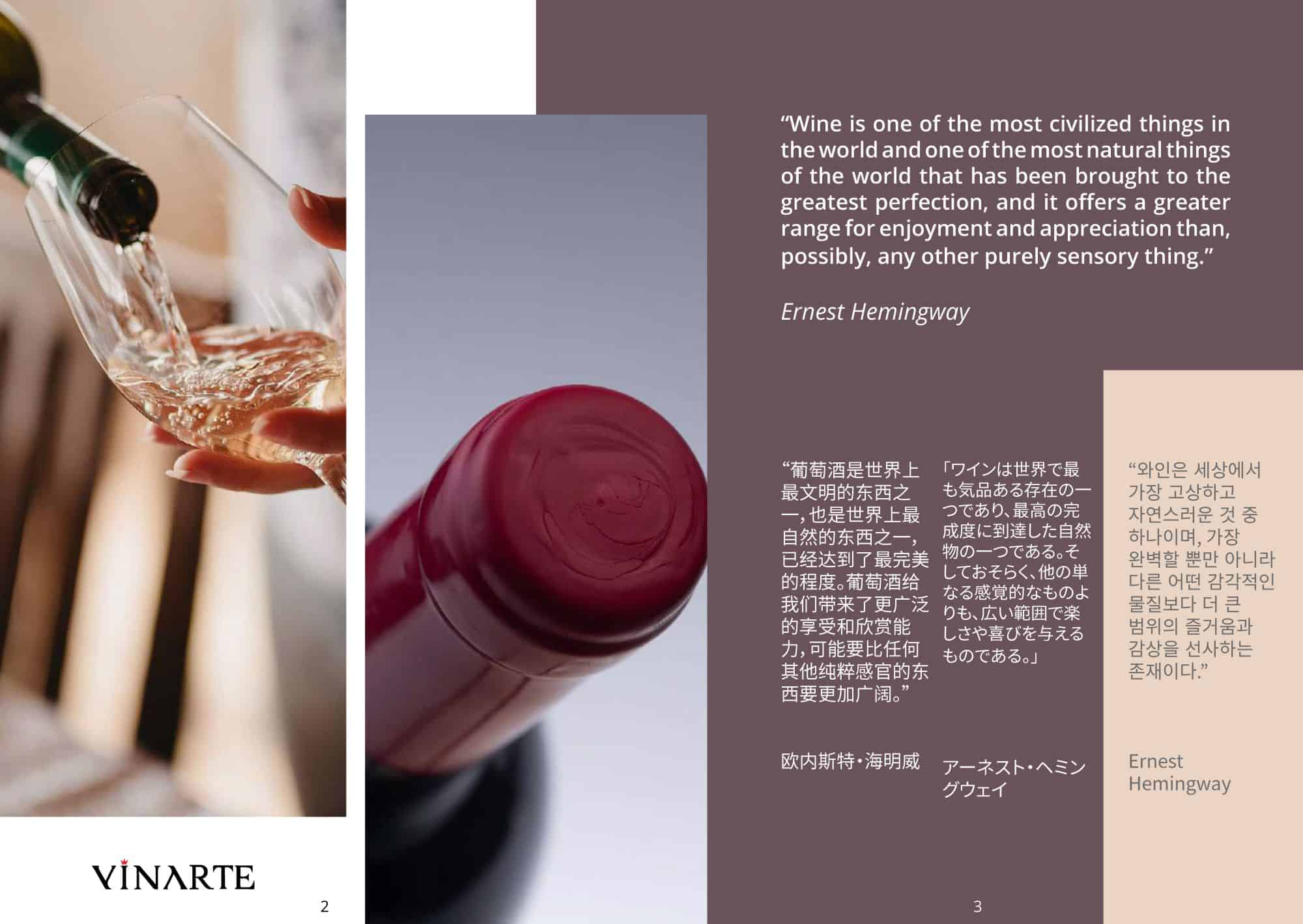 VINARTE – presentation brochure