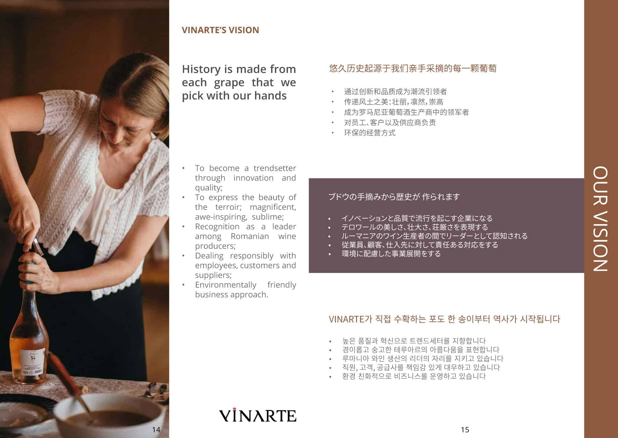 VINARTE – presentation brochure