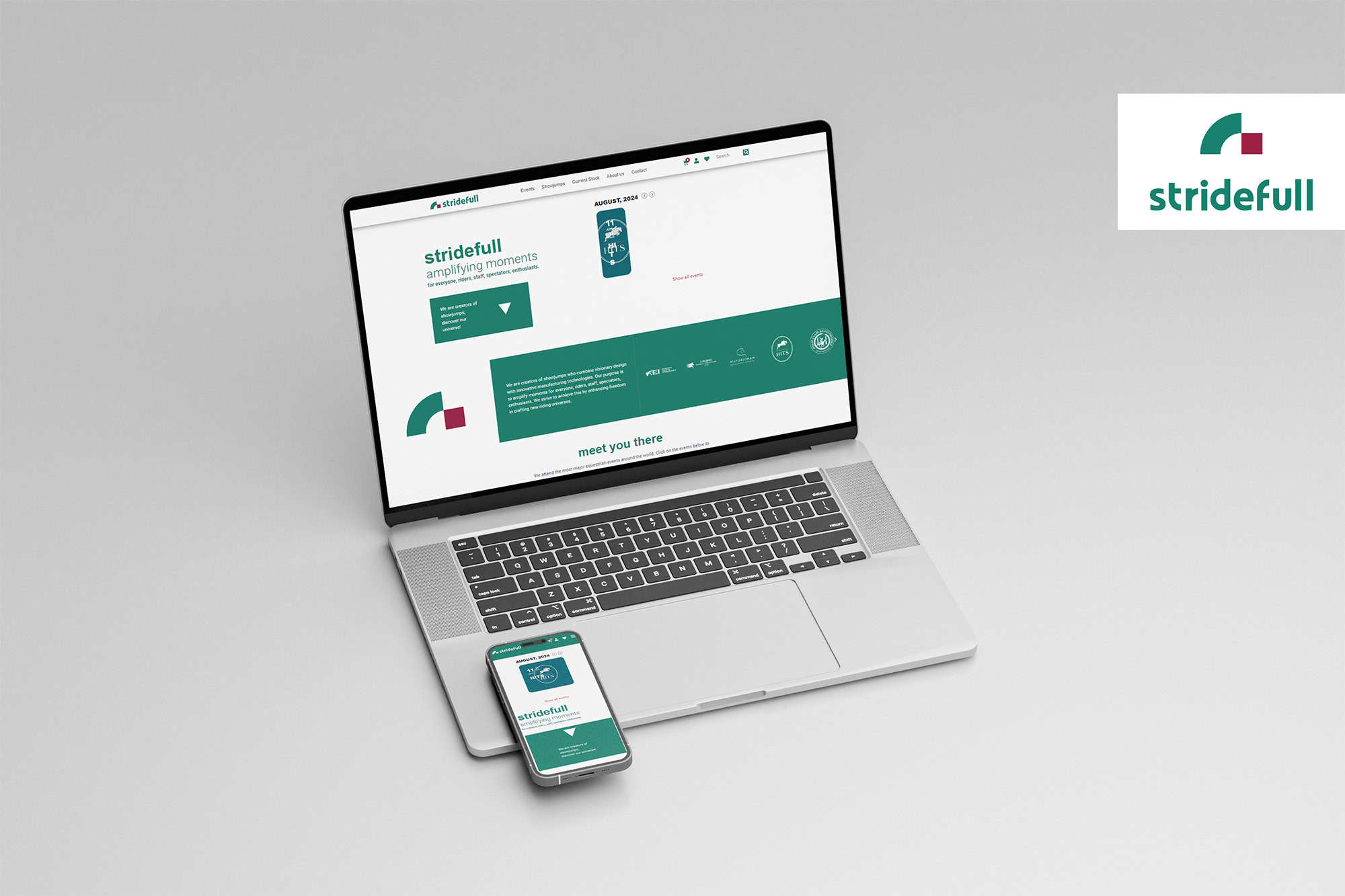 Stridefull - website creation - website design - digital platform creation - digital platform construction - website construction