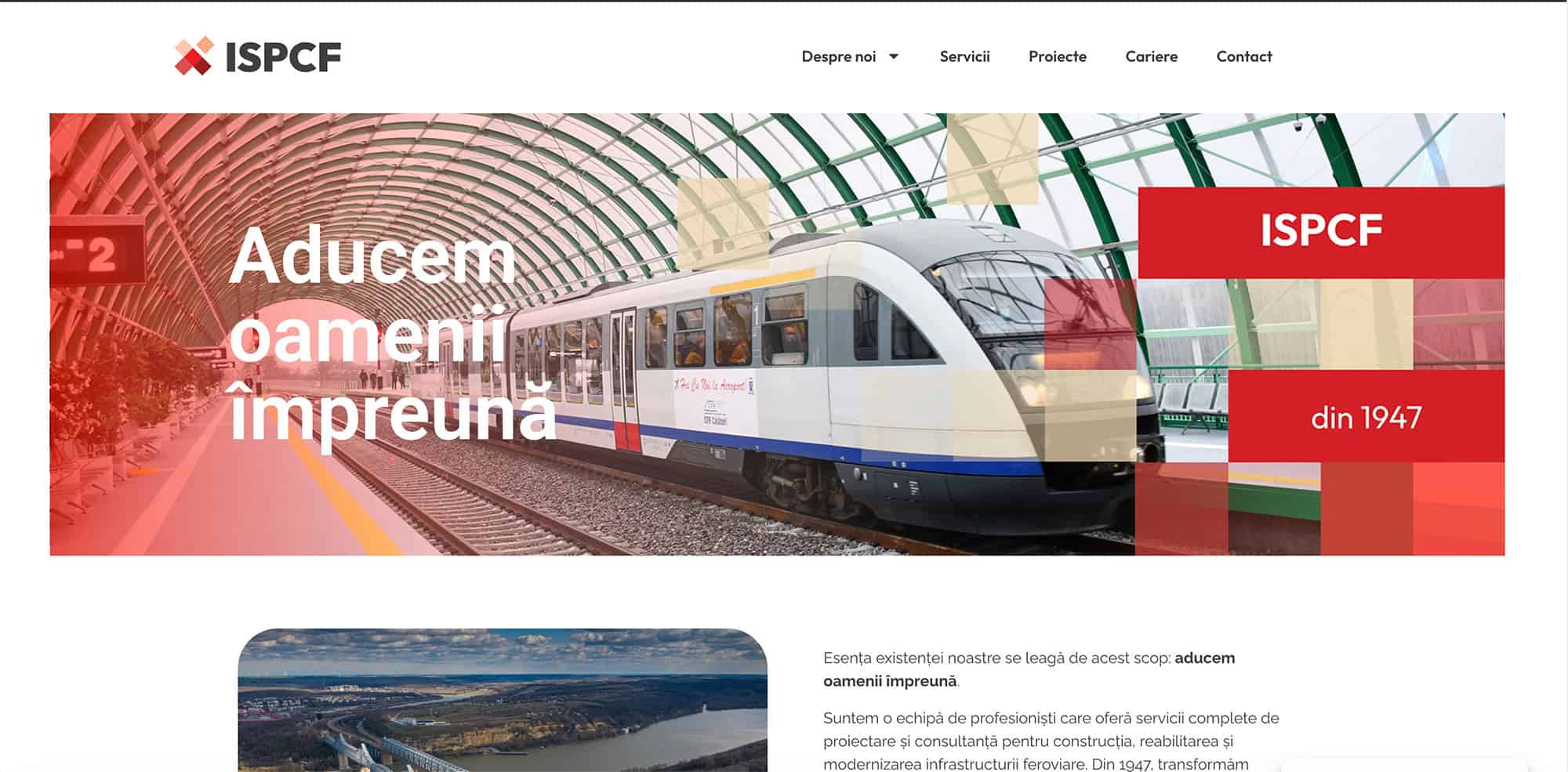 New ISPCF website by Toud Website nou ISPCF Toud