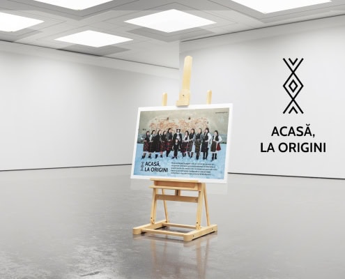 Acasa la Origini branding design website La Blouse Roumaine IA17