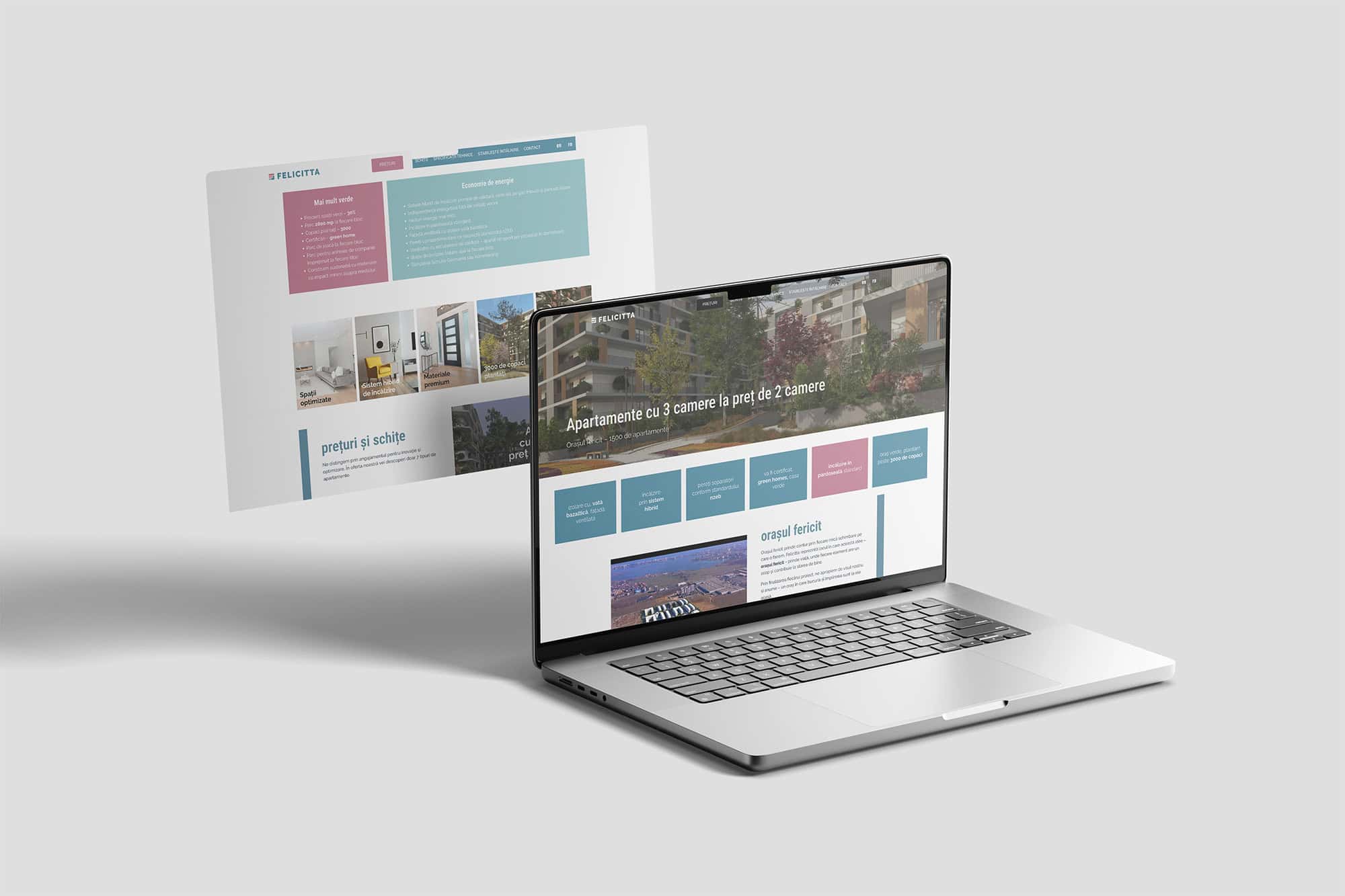 Felicitta — visual identity, strategy and website for a place built with people in mind, Toud, logo design, visual identity, web design