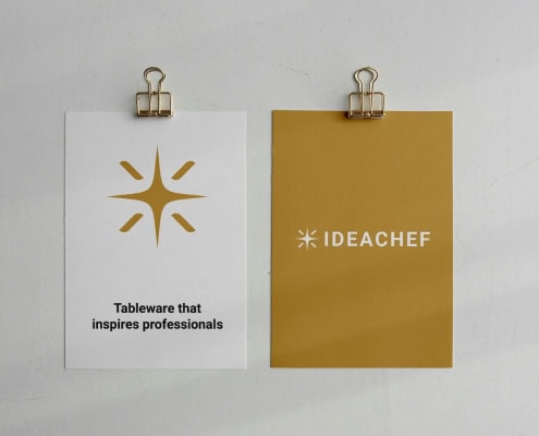 IdeaChef — visual identity for a brand that ignites inspiration in premium gastronomy, Toud, logo design, web design