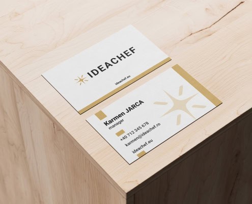 IdeaChef — visual identity for a brand that ignites inspiration in premium gastronomy, Toud, logo design, web design