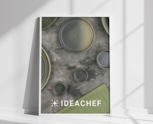 IdeaChef — visual identity for a brand that ignites inspiration in premium gastronomy, Toud, logo design, web design