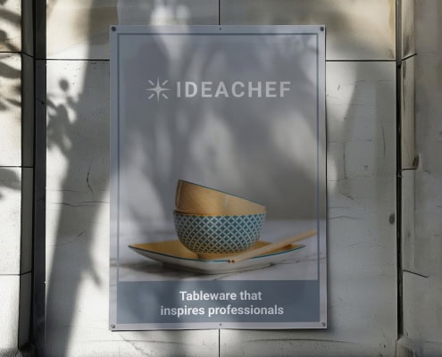 IdeaChef — visual identity for a brand that ignites inspiration in premium gastronomy, Toud, logo design, web design