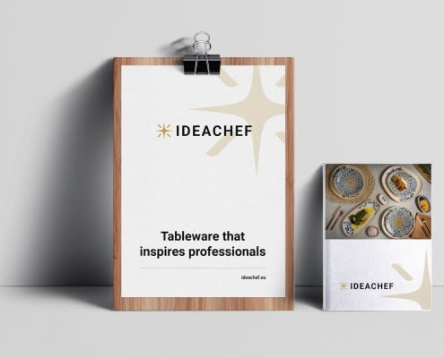 IdeaChef — visual identity for a brand that ignites inspiration in premium gastronomy, Toud, logo design, web design