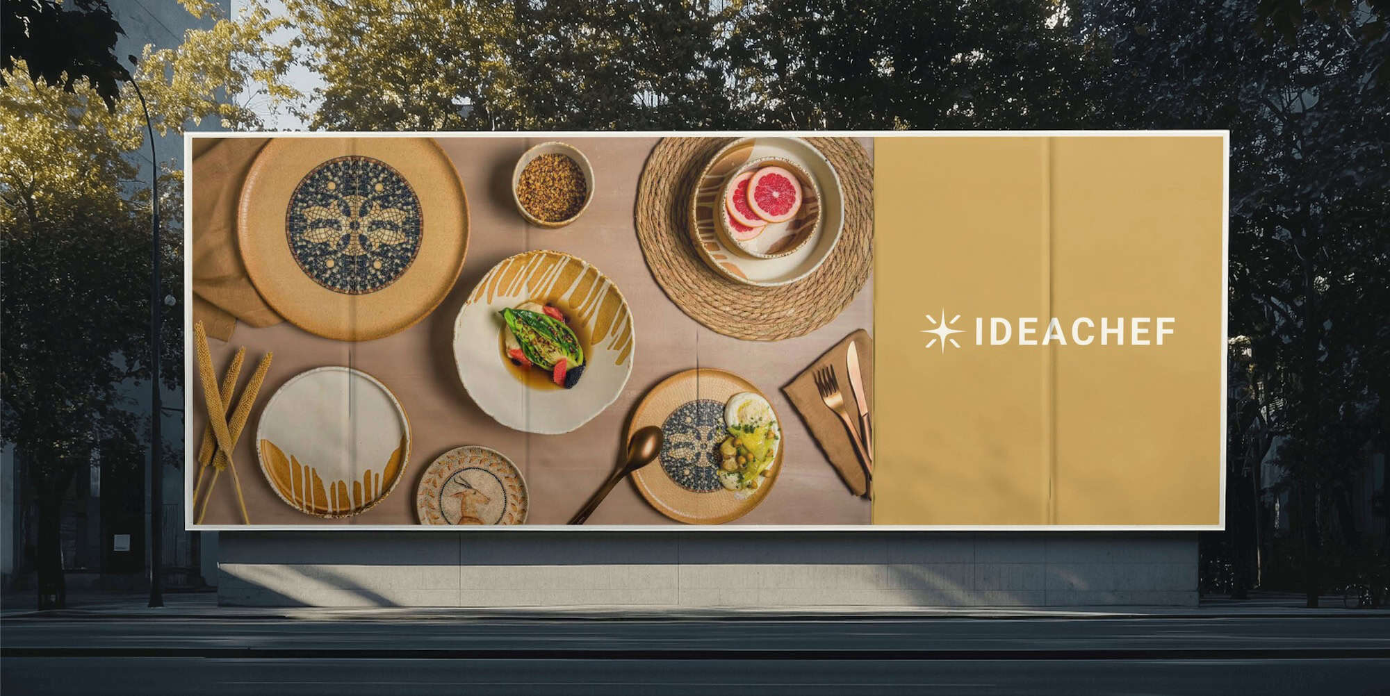 IdeaChef — visual identity for a brand that ignites inspiration in premium gastronomy, Toud, logo design, web design