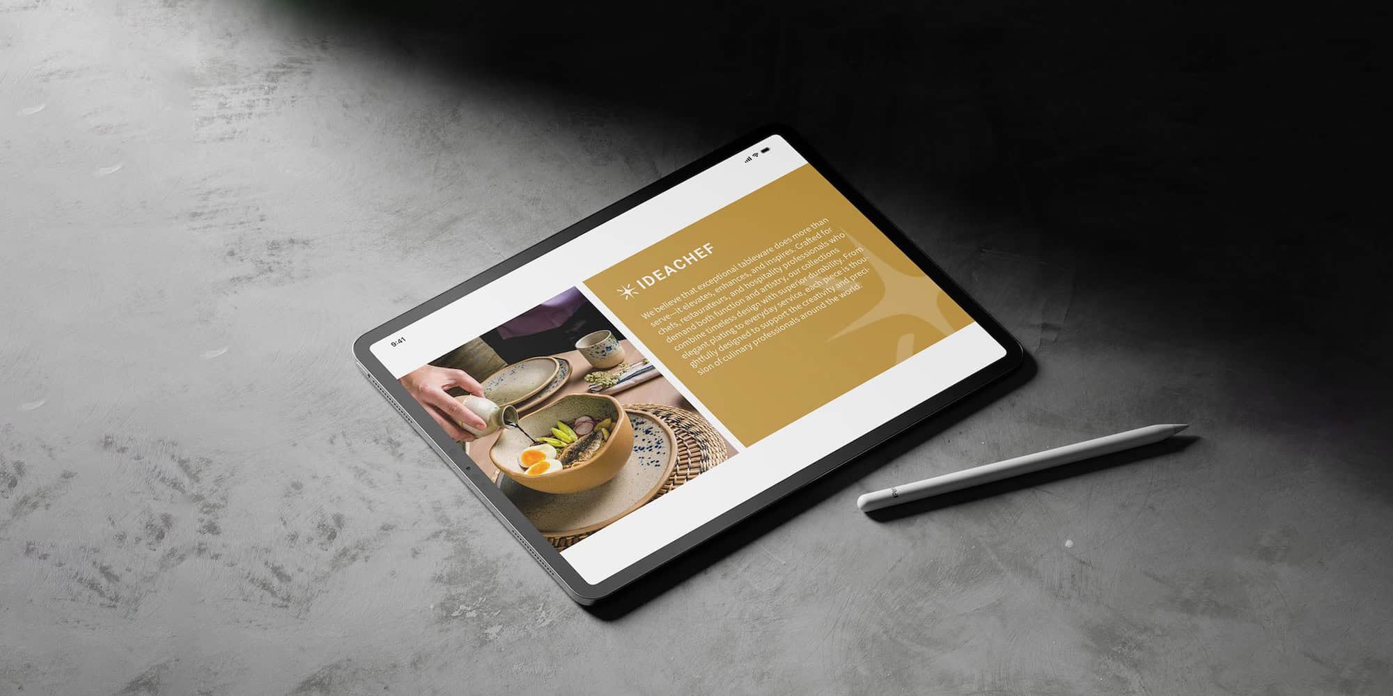 IdeaChef — visual identity for a brand that ignites inspiration in premium gastronomy, Toud, logo design, web design