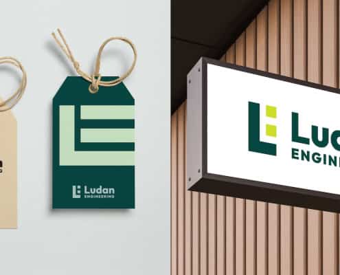 Ludan ENGINEERING - Branding for an engineering company, Toud, visual identity, branding, website design, logo design1 Ludan ENGINEERING Branding pentru o companie de inginerie Toud identitate vizuala branding website design logo design1