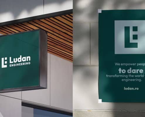 Ludan ENGINEERING - Branding for an engineering company, Toud, visual identity, branding, website design, logo design2 Ludan ENGINEERING Branding pentru o companie de inginerie Toud identitate vizuala branding website design logo design2