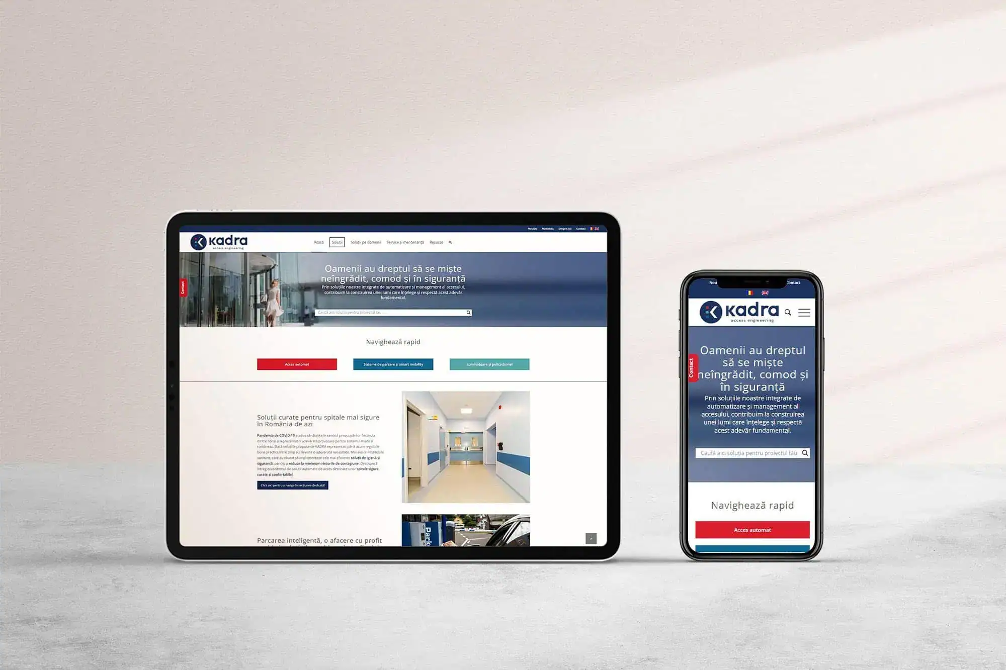The KADRA website, probably the most complex and largest website we have created so far, Toud, web design, UI design, UX design Website ul KADRA probabil cel mai complex si mai mare website pe care l am creat pana acum Toud web design UI design UX design2