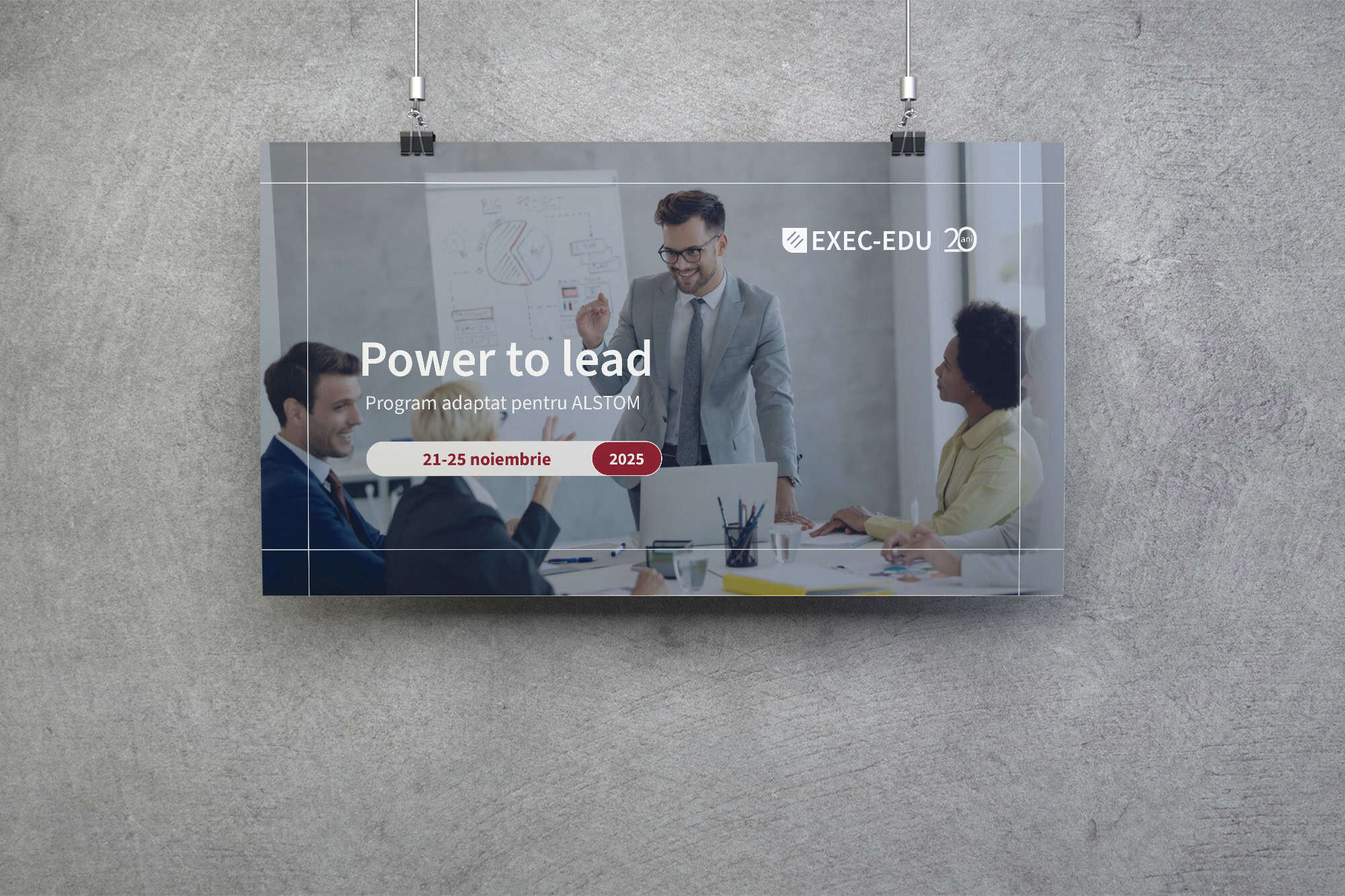 Presentation design, presentation, Toud design, graphic design, PowerPoint design, EXEC-EDU, Power to lead course presentation