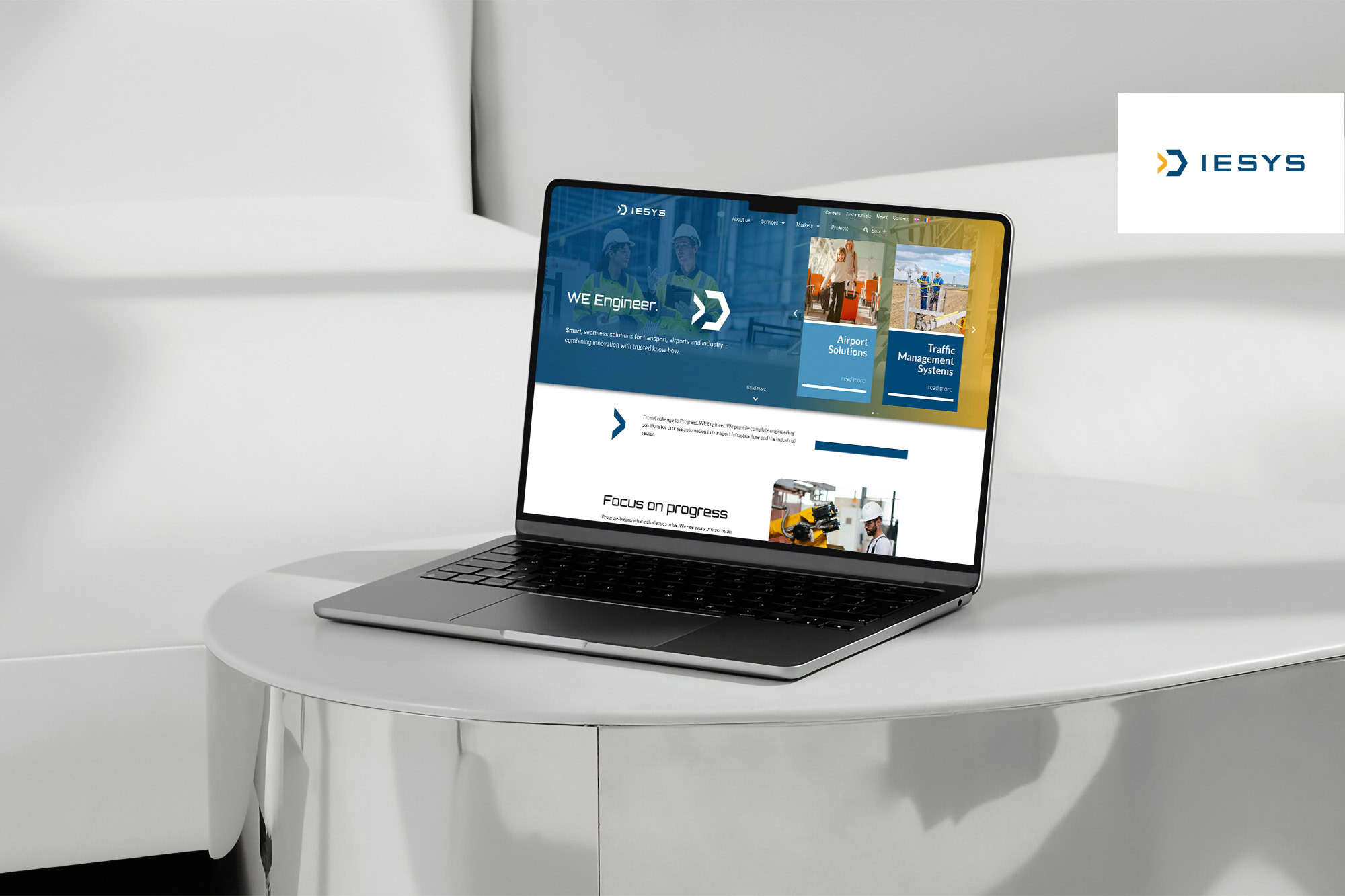 Website IESYS website design Toud web design UX design UI design